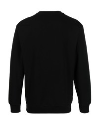 Sweat-shirt imprimé noir Moschino