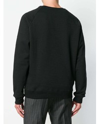 Sweat-shirt imprimé noir MSGM