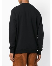 Sweat-shirt imprimé noir MSGM