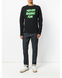 Sweat-shirt imprimé noir Tim Coppens