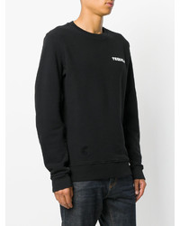 Sweat-shirt imprimé noir Tim Coppens