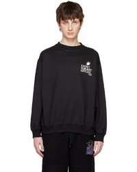 Sweat-shirt imprimé noir Rassvet