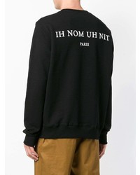 Sweat-shirt imprimé noir Ih Nom Uh Nit