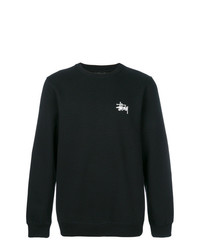 Sweat-shirt imprimé noir Stussy