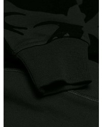 Sweat-shirt imprimé noir McQ Alexander McQueen