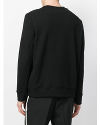 Sweat-shirt imprimé noir Neil Barrett