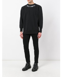 Sweat-shirt imprimé noir Ktz