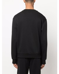 Sweat-shirt imprimé noir Calvin Klein Jeans