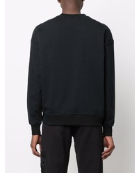 Sweat-shirt imprimé noir Calvin Klein Jeans