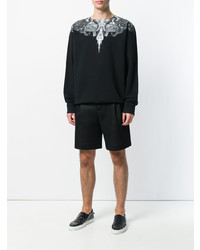 Sweat-shirt imprimé noir Marcelo Burlon County of Milan