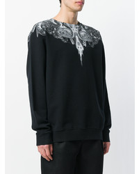 Sweat-shirt imprimé noir Marcelo Burlon County of Milan