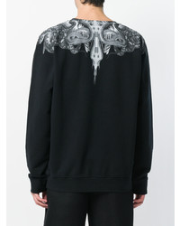 Sweat-shirt imprimé noir Marcelo Burlon County of Milan