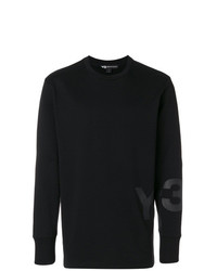 Sweat-shirt imprimé noir Y-3