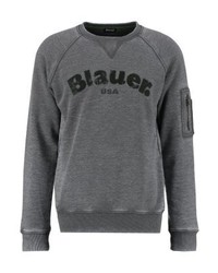 Sweat-shirt imprimé olive Blauer