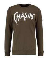 Sweat-shirt imprimé olive Chasin'