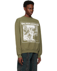 Sweat-shirt imprimé olive Online Ceramics