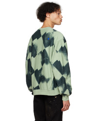 Sweat-shirt imprimé olive Ader Error