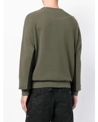 Sweat-shirt imprimé olive CP Company