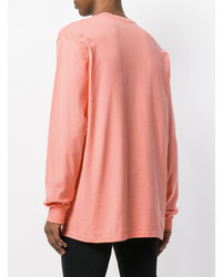 Sweat-shirt imprimé orange Stussy