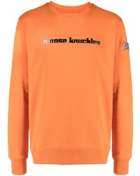 Sweat-shirt imprimé orange Moose Knuckles