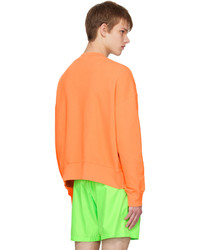 Sweat-shirt imprimé orange Palm Angels