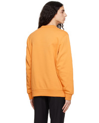 Sweat-shirt imprimé orange Burberry