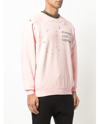 Sweat-shirt imprimé rose Satisfy