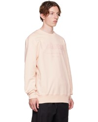 Sweat-shirt imprimé rose Alexander McQueen