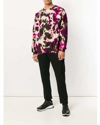 Sweat-shirt imprimé rose Rhude