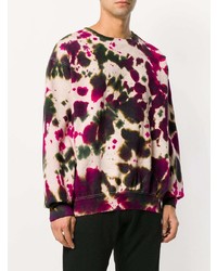 Sweat-shirt imprimé rose Rhude