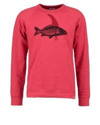 Sweat-shirt imprimé rouge Loreak Mendian