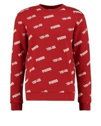 Sweat-shirt imprimé rouge Puma