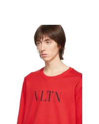 Sweat-shirt imprimé rouge Valentino