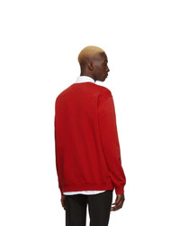 Sweat-shirt imprimé rouge Givenchy