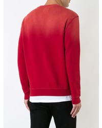 Sweat-shirt imprimé rouge Kent & Curwen