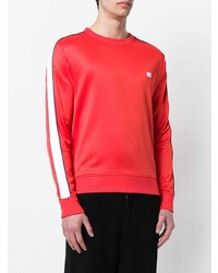 Sweat-shirt imprimé rouge AMI Alexandre Mattiussi