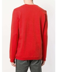 Sweat-shirt imprimé rouge Damir Doma