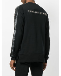 Sweat-shirt imprimé serpent noir Philipp Plein