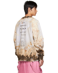 Sweat-shirt imprimé tie-dye beige Kidill