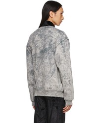 Sweat-shirt imprimé tie-dye gris Han Kjobenhavn