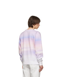 Sweat-shirt imprimé tie-dye violet clair Isabel Marant