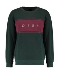 Sweat-shirt imprimé vert foncé Obey Clothing