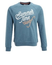 Sweat-shirt imprimé vert foncé Pier One