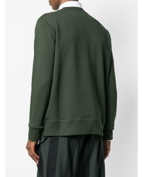 Sweat-shirt imprimé vert foncé Vivienne Westwood