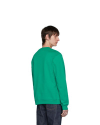 Sweat-shirt imprimé vert Kenzo