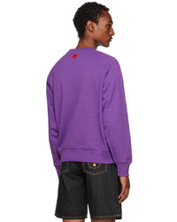 Sweat-shirt imprimé violet Icecream
