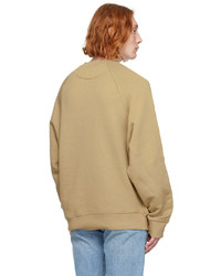 Sweat-shirt marron clair Calvin Klein
