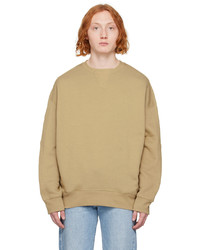 Sweat-shirt marron clair Calvin Klein