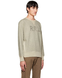 Sweat-shirt marron clair RRL