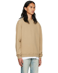 Sweat-shirt marron clair John Elliott